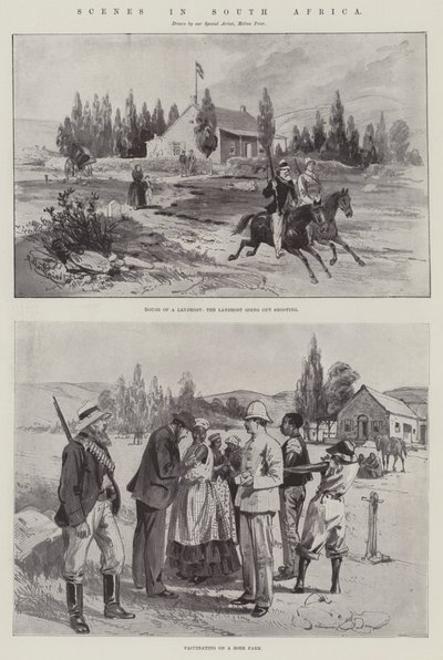 Jelenetek Dél-Afrikában alkotó: Melton Prior